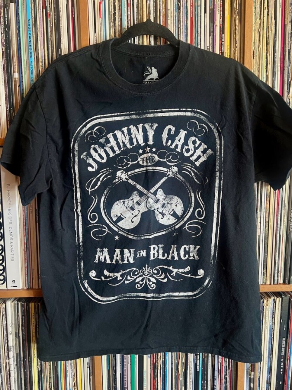 Johnny Cash Man In Black t-shirt size large